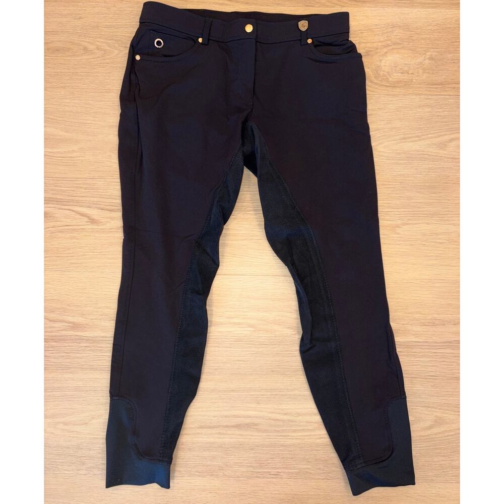Lauria Garrelli Jump & Dressage black breeches/riding pants womens US 32